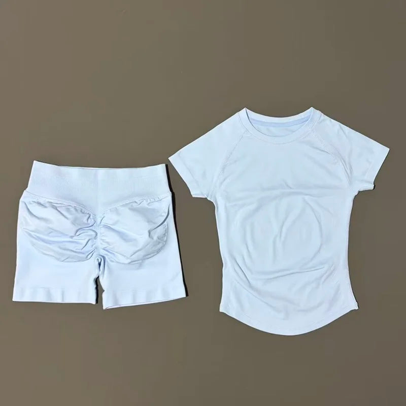 Conjunto Fitness de Manga Corta
