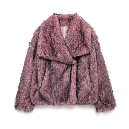 Chaqueta Plush Cómoda y Sofisticada