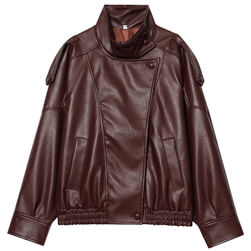 Bomber Oversize Leather