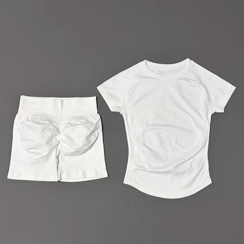 Conjunto Fitness de Manga Corta
