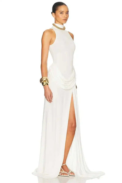 Vestido Maxi Elegante con Abertura