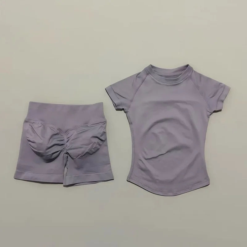 Conjunto Fitness de Manga Corta