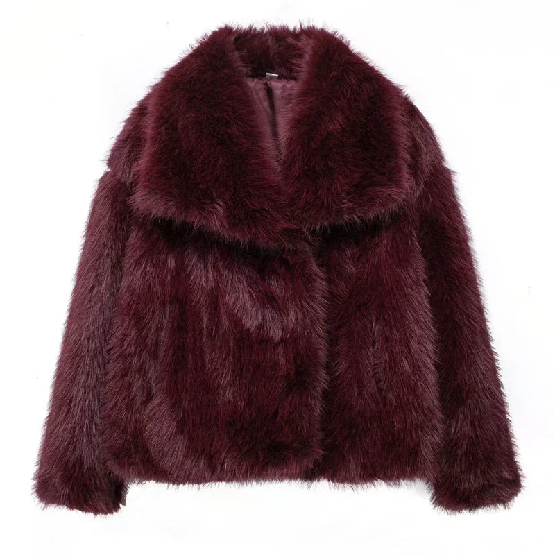 Chaqueta Plush Cómoda y Sofisticada