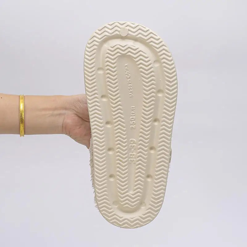 Slippers Plush Antideslizantes