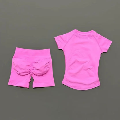 Conjunto Fitness de Manga Corta