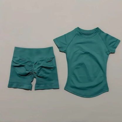 Conjunto Fitness de Manga Corta