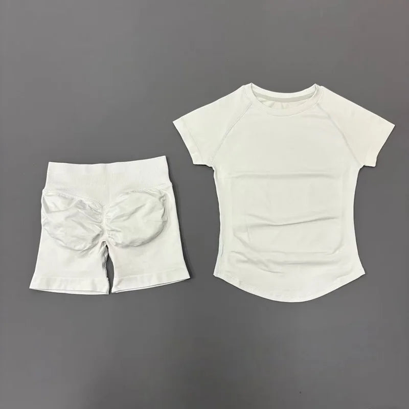 Conjunto Fitness de Manga Corta