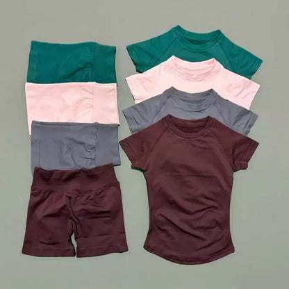 Conjunto Fitness de Manga Corta