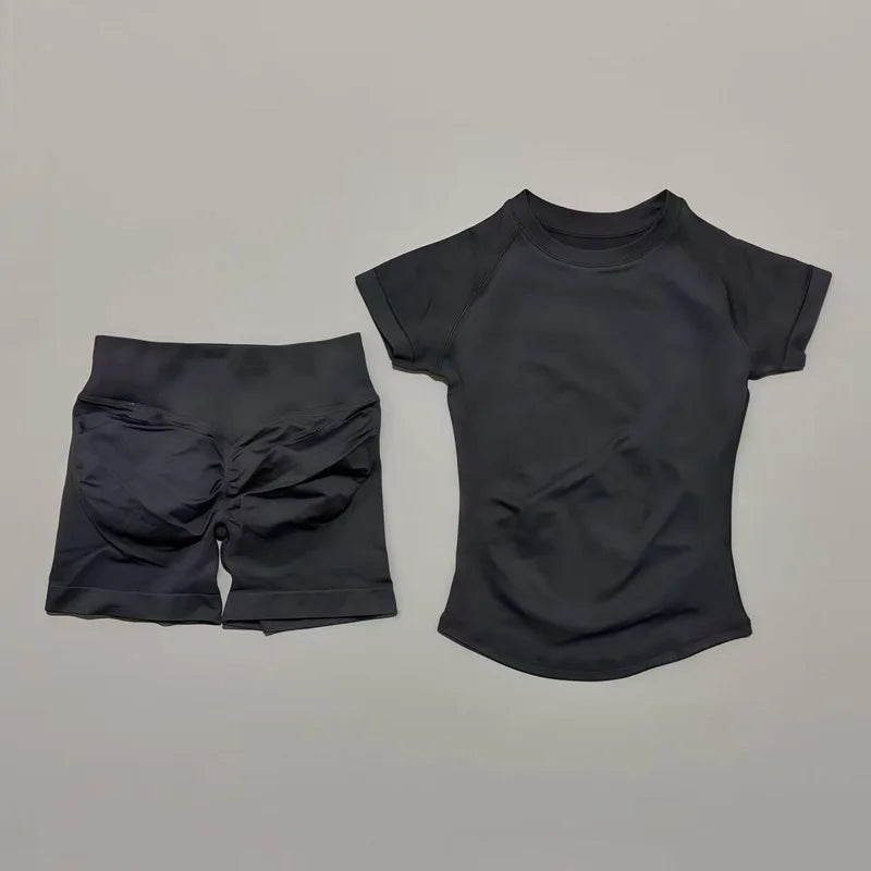 Conjunto Fitness de Manga Corta