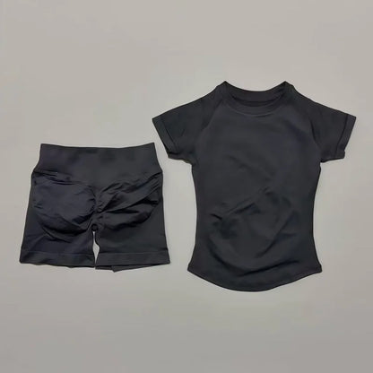 Conjunto Fitness de Manga Corta