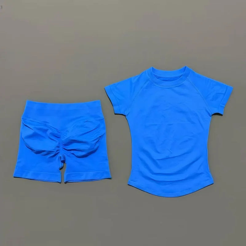 Conjunto Fitness de Manga Corta