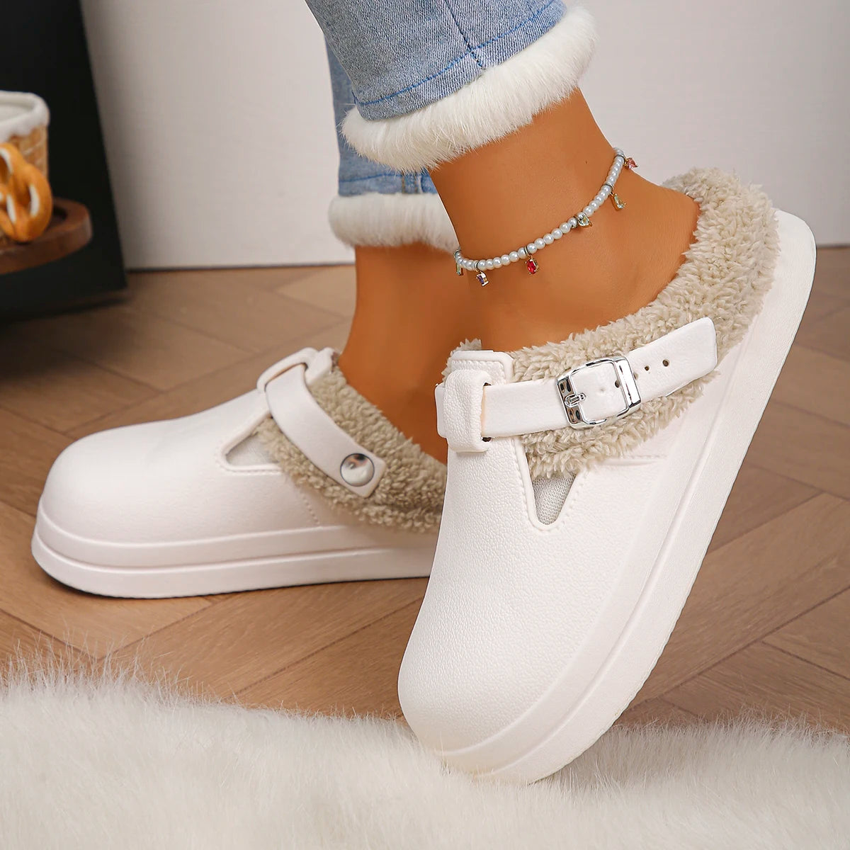 Slippers Plush Antideslizantes