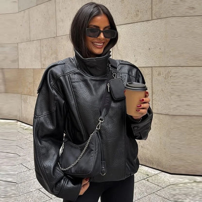 Bomber Oversize Leather