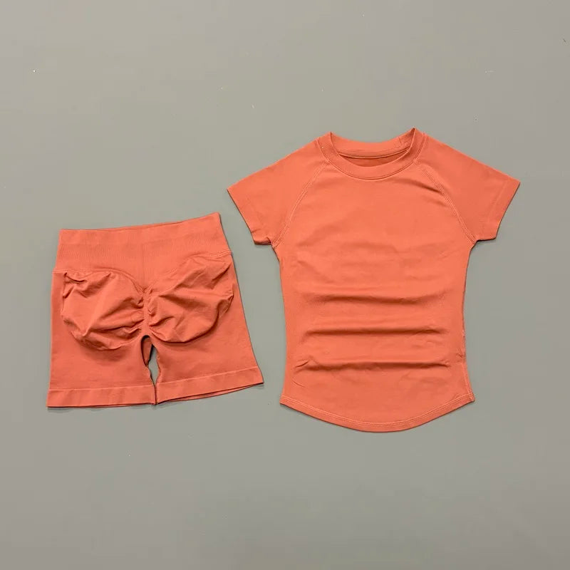 Conjunto Fitness de Manga Corta