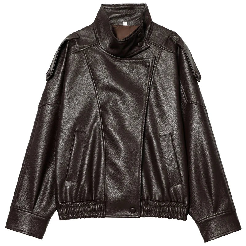 Bomber Oversize Leather