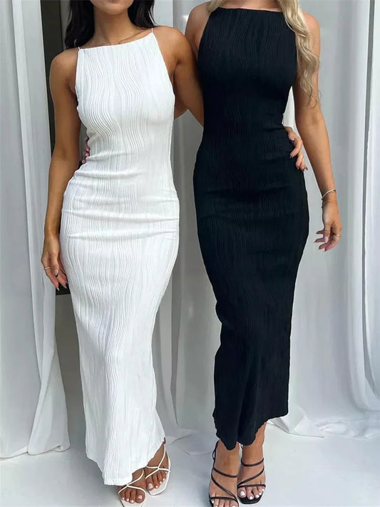 Vestido Largo Elegante con Abertura