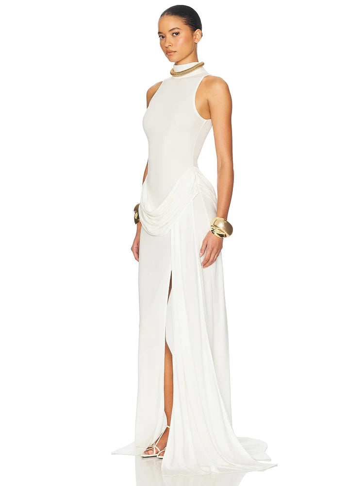 Vestido Maxi Elegante con Abertura