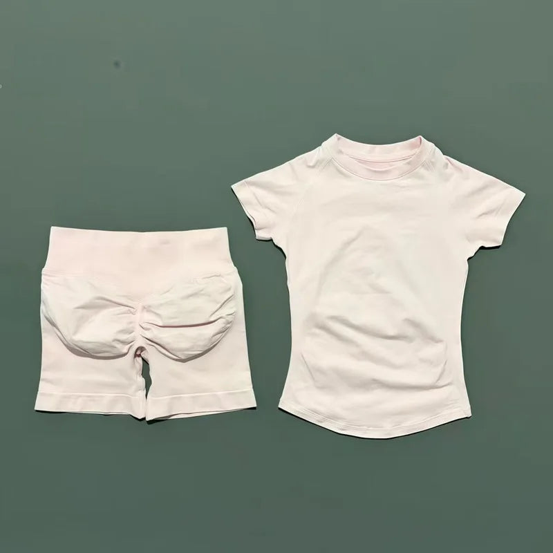 Conjunto Fitness de Manga Corta