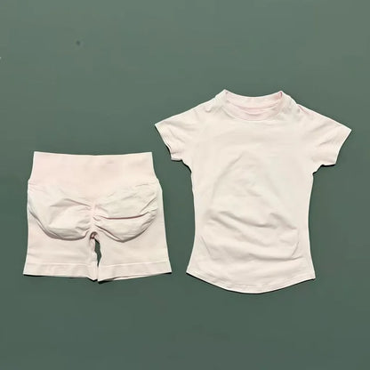 Conjunto Fitness de Manga Corta