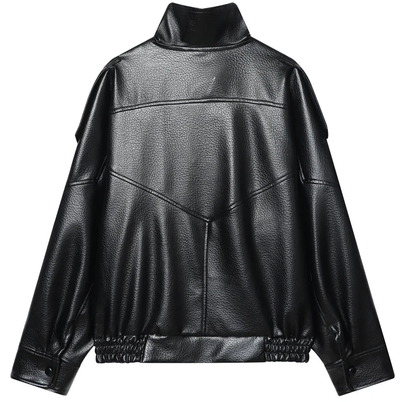 Bomber Oversize Leather