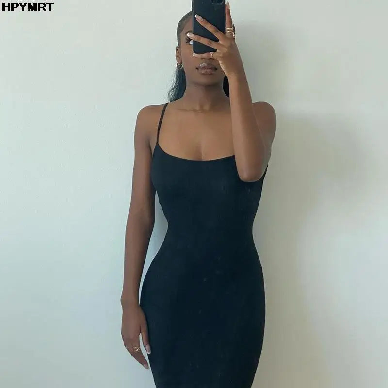 Vestido Largo de Satén sin Espalda