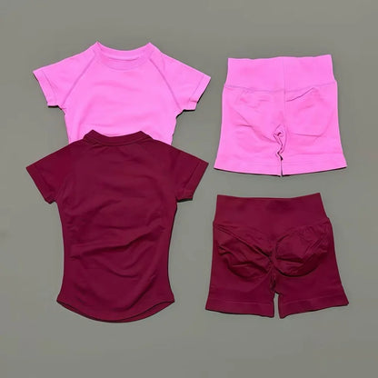 Conjunto Fitness de Manga Corta