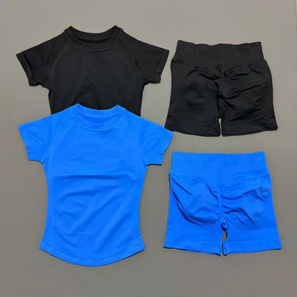 Conjunto Fitness de Manga Corta