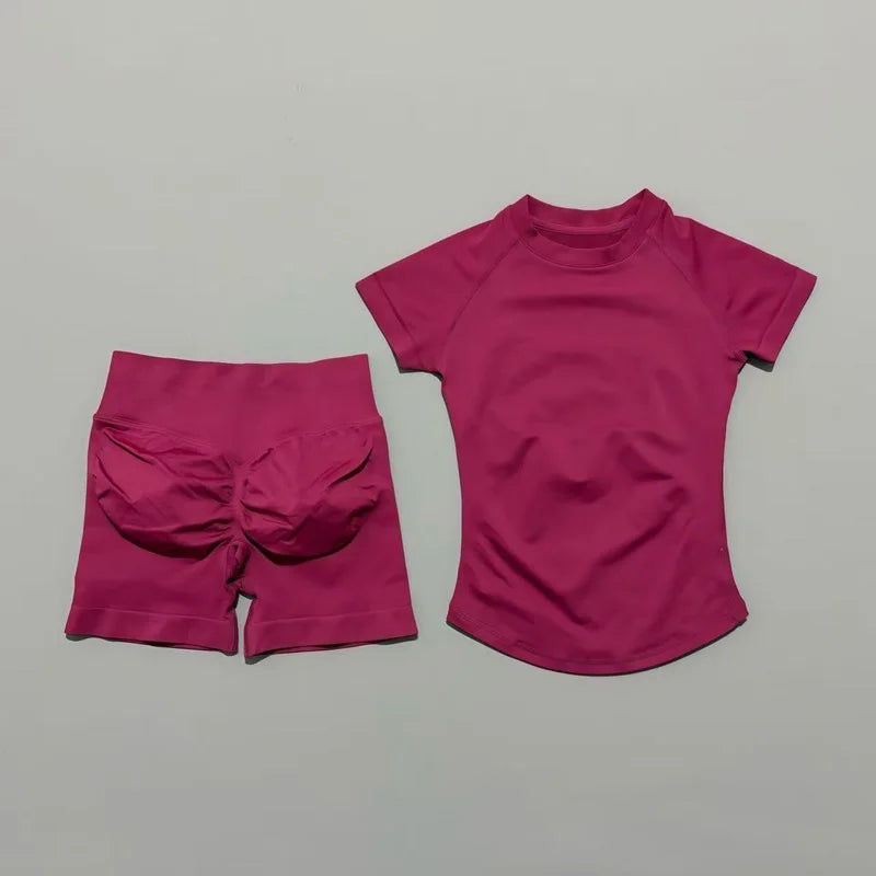 Conjunto Fitness de Manga Corta