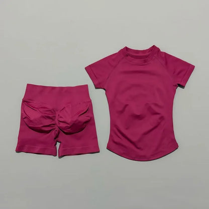 Conjunto Fitness de Manga Corta