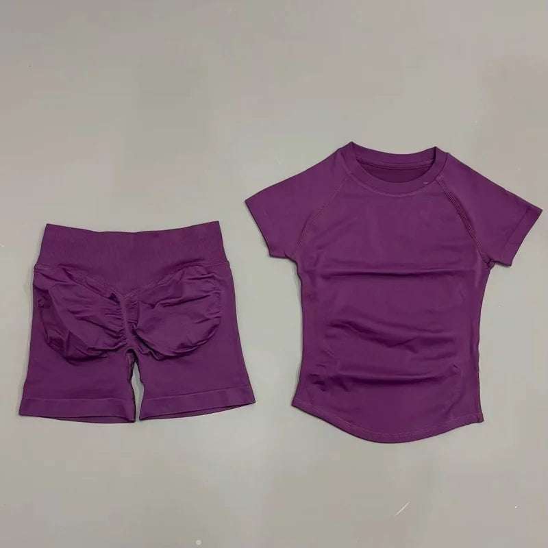 Conjunto Fitness de Manga Corta
