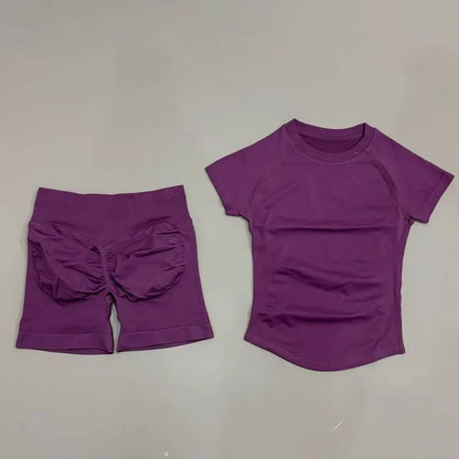 Conjunto Fitness de Manga Corta